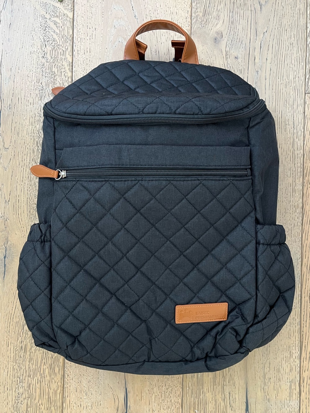 NEW- Backpack Diaper Bag with Changing Mat Pockets Black